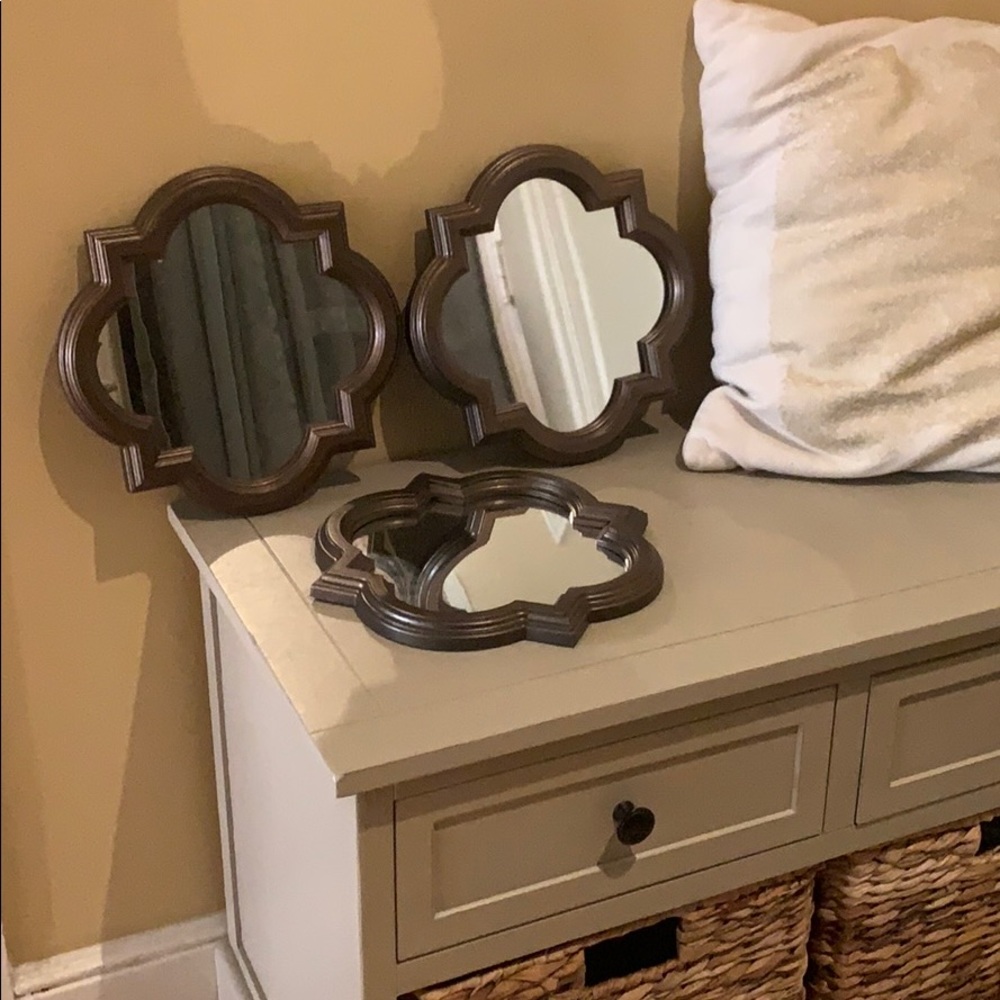 Mirror Set - Quatrefoil shape (3)